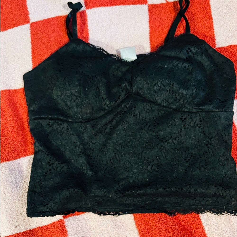 Wonder Nation Black Lace Top